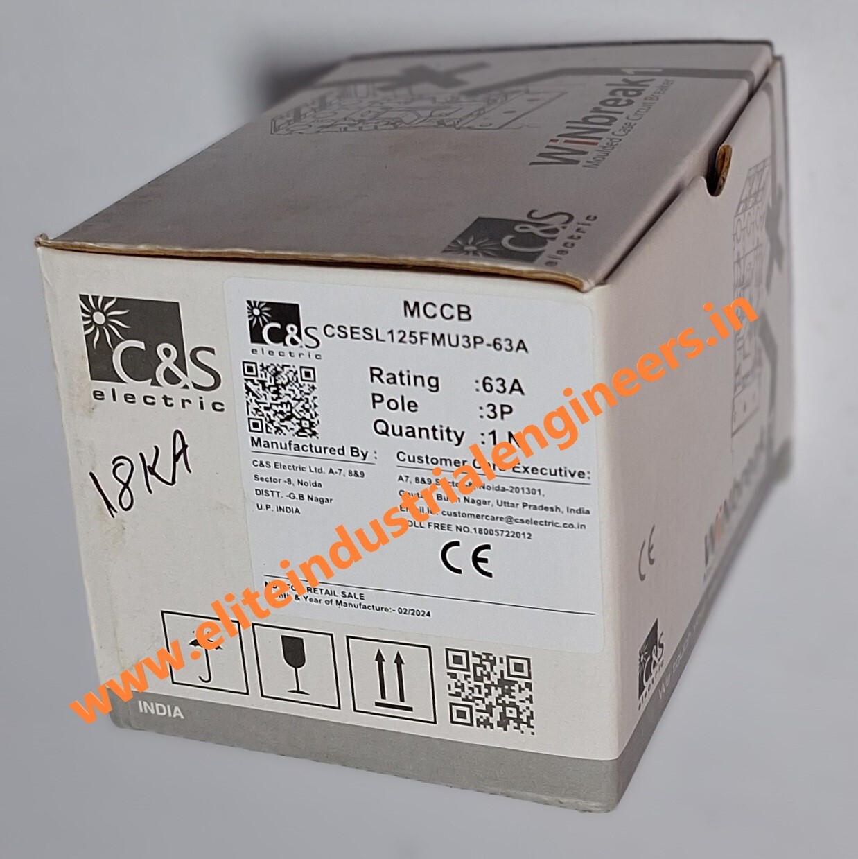 C&s Mccb 63a 3pole - Mccb Type 63a, 3-pole Design | Comprehensive Protection For Electrical Circuits