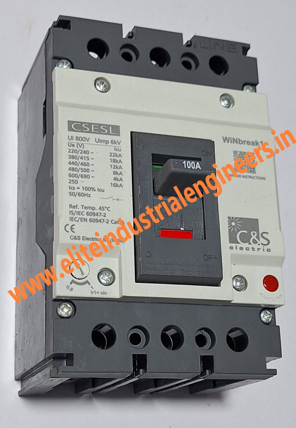 C&s Mccb 100a 3pole