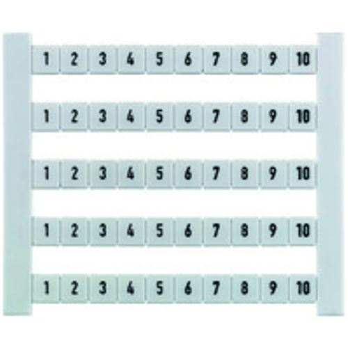 Dek 6,5 Fw 51-100 Dekafix - 5x6.5mm Marker In White | 1 Year Warranty, Weighs 0.062g, Pitch: 6.50mm, Ideal For Terminal Marking