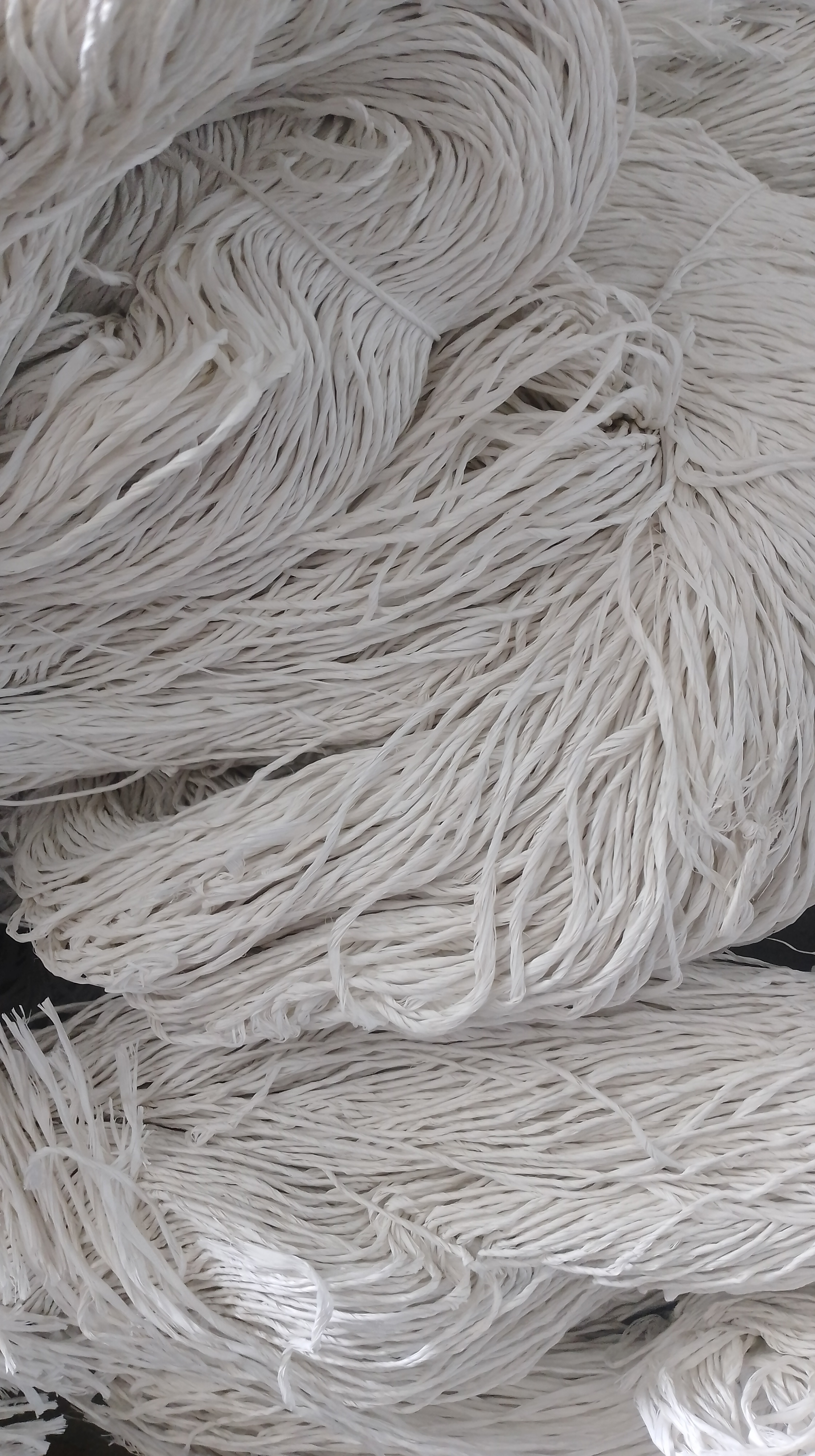 Tomato Supporting Baler Twine - 76 Cut Pcs , 100% Polypropylene Material, Milky White, 1 Ply, Twisted Texture, Eco-friendly Solution