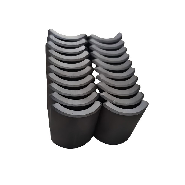 Ceramic Permannet Magnets Sintered Ferrite Arc Magnet - Application: Dc Motor