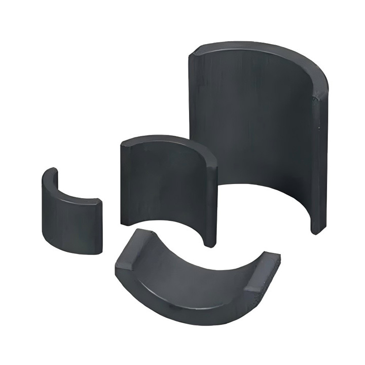 Ceramic Permannet Magnets Sintered Ferrite Arc Magnet - Application: Dc Motor