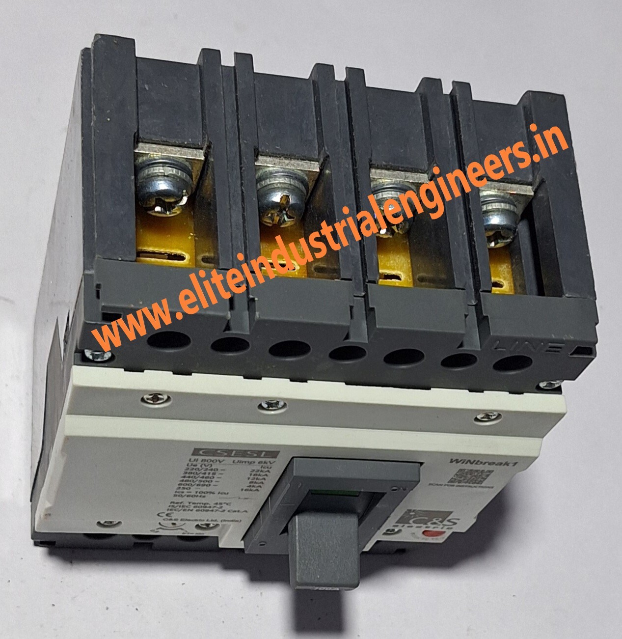 C&s Mccb 100a 4p0le