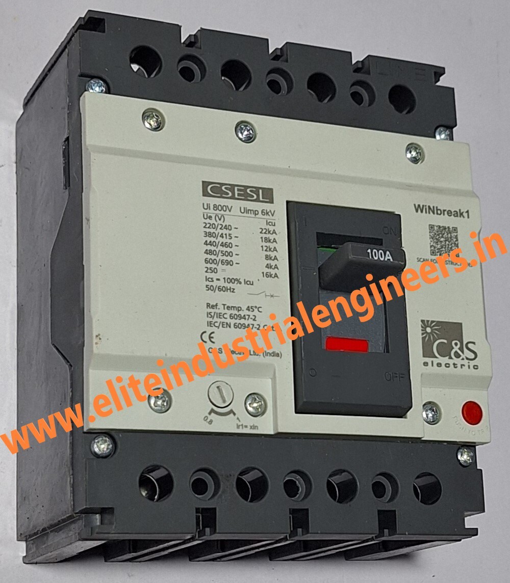 C&s Mccb 100a 4p0le
