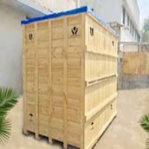 Wooden Packing Box - Customizable Dimensions, Brown Color With Polished Smooth Finish | Versatile Solution For Industrial Cargo Packaging