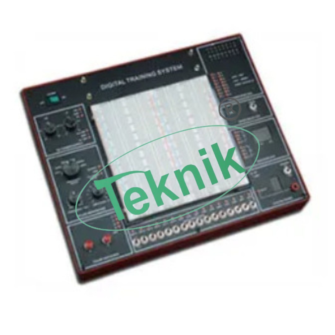 Digital Training System - Digital Training Equipment With 2820 Nickel Plated Tie Points, Variable Dc Outputs, Mode Selector For Ttl/cmos Levels, Led Display And Pulse Generator