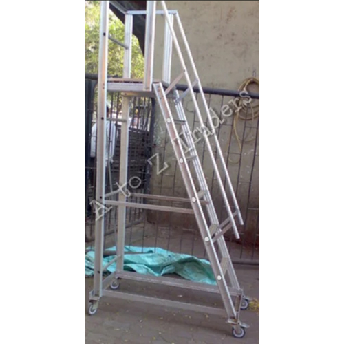 Aluminum Movable Platform Ladder - Feature: High Quality