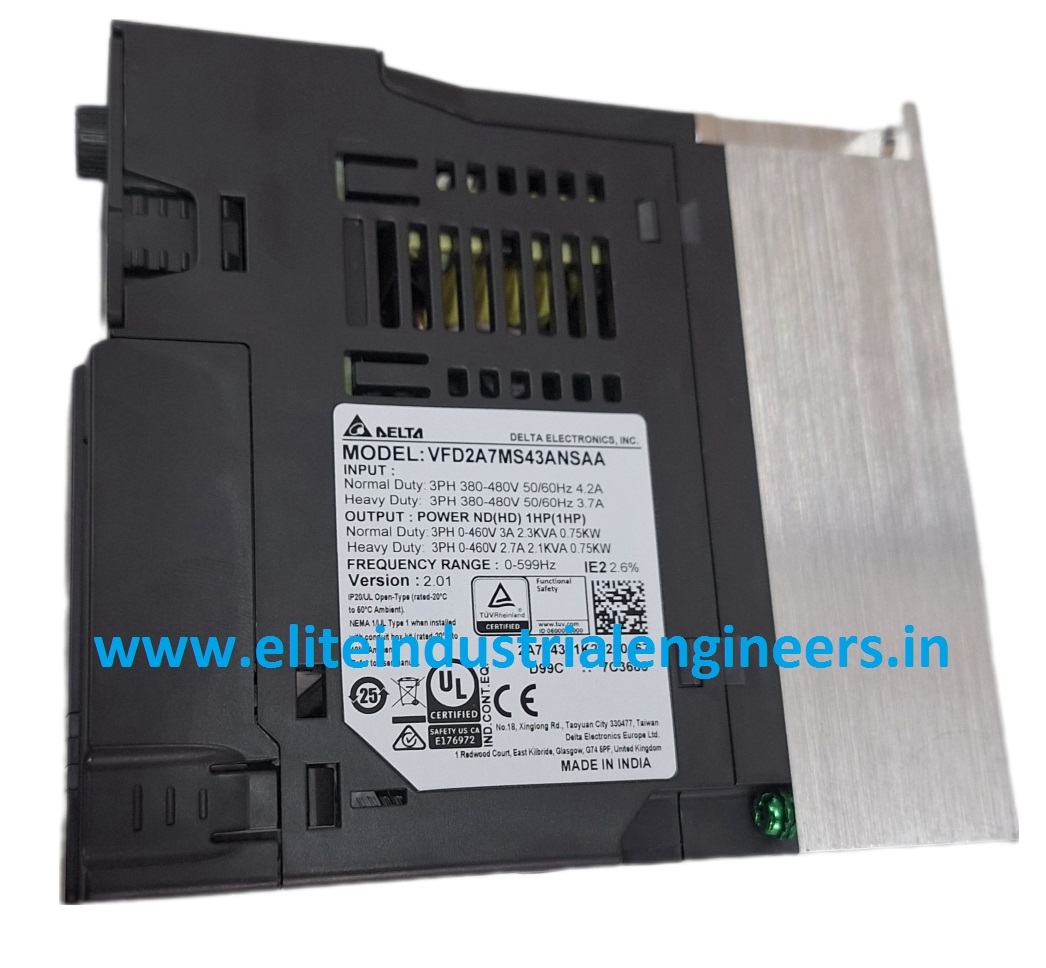 Delta Ac Drive Ms-300 1hp 3phase - Vfd2a7ms43ansaa | Robust Design, Efficient Motor Control, Versatile Application Capabilities