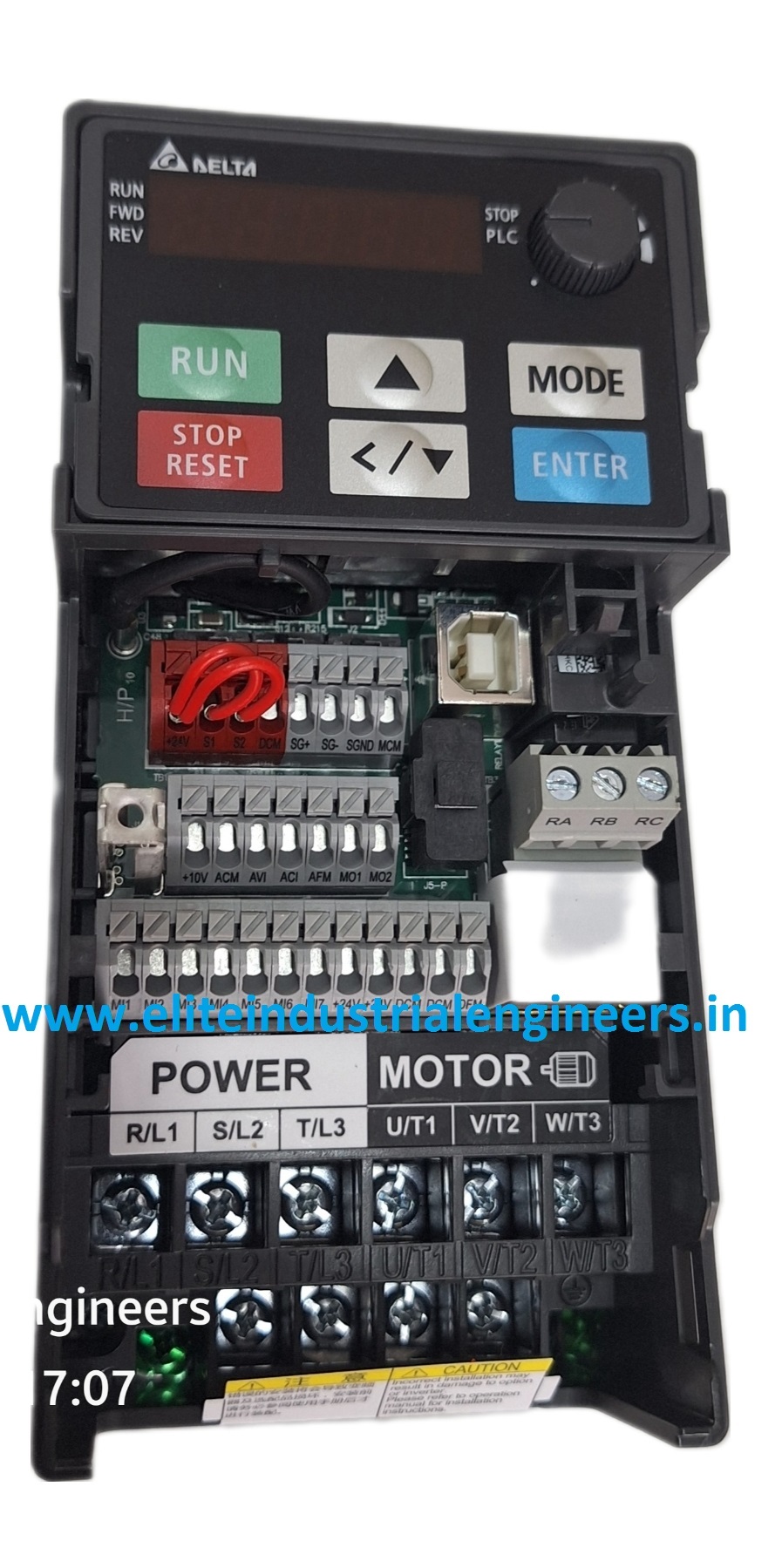 Delta Ac Motor Drive Ms-300 1hp Single Phase - Vfd4a8ms21ansaa | Efficient Single Phase Vfd For Versatile Motor Applications