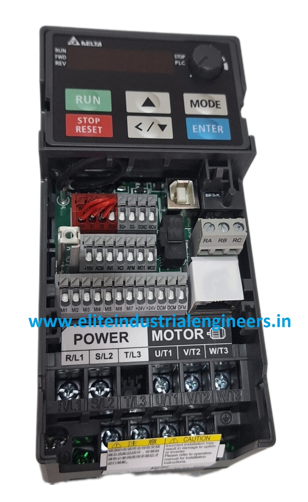 Delta Ac Motor Drive Ms-300 1hp Single Phase - Vfd4a8ms21ansaa | Efficient Single Phase Vfd For Versatile Motor Applications