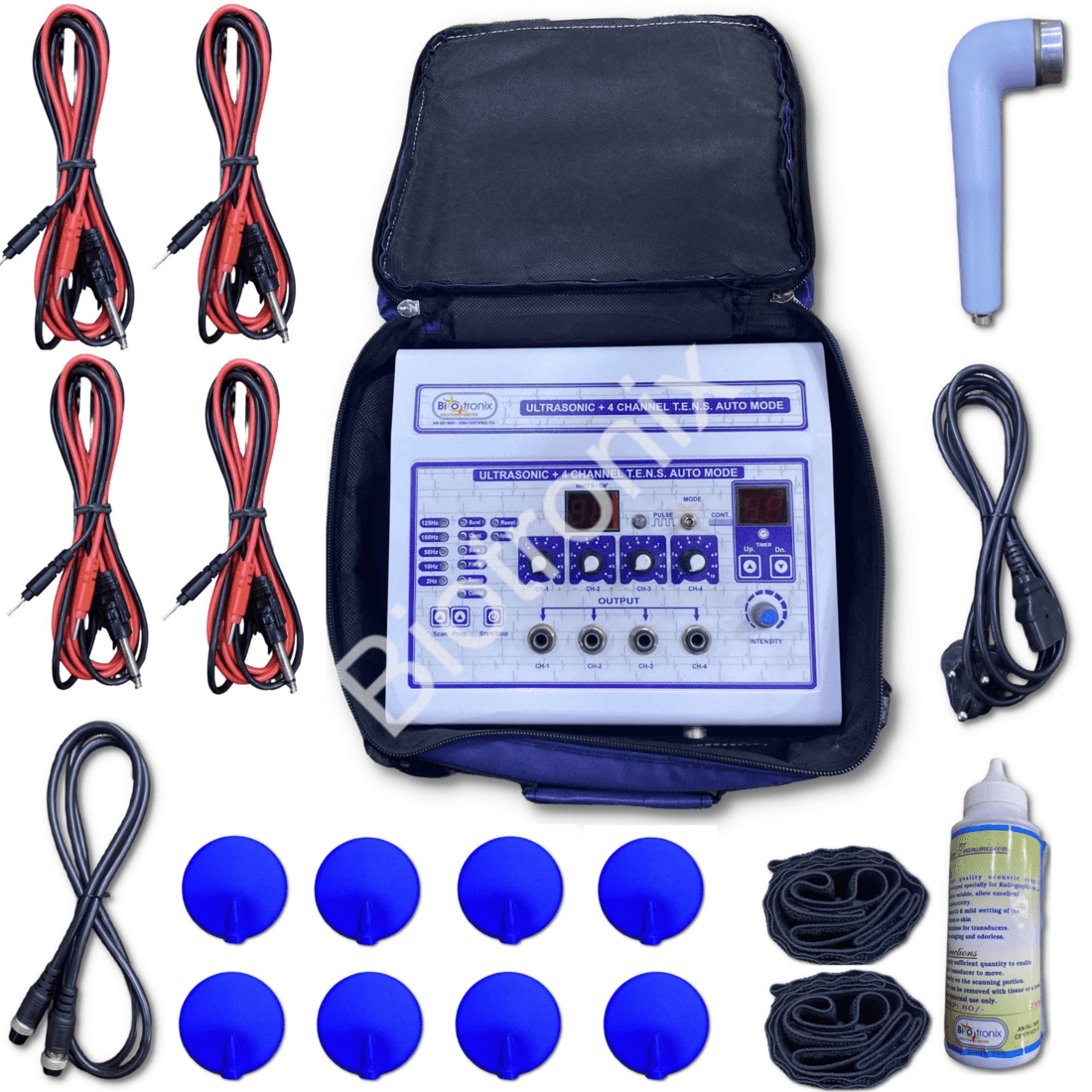 Combination Therapy Combi 2 In One Ust 1 Mhz Digital Display Tens 4 Ch Digital Auto Mode Metallic