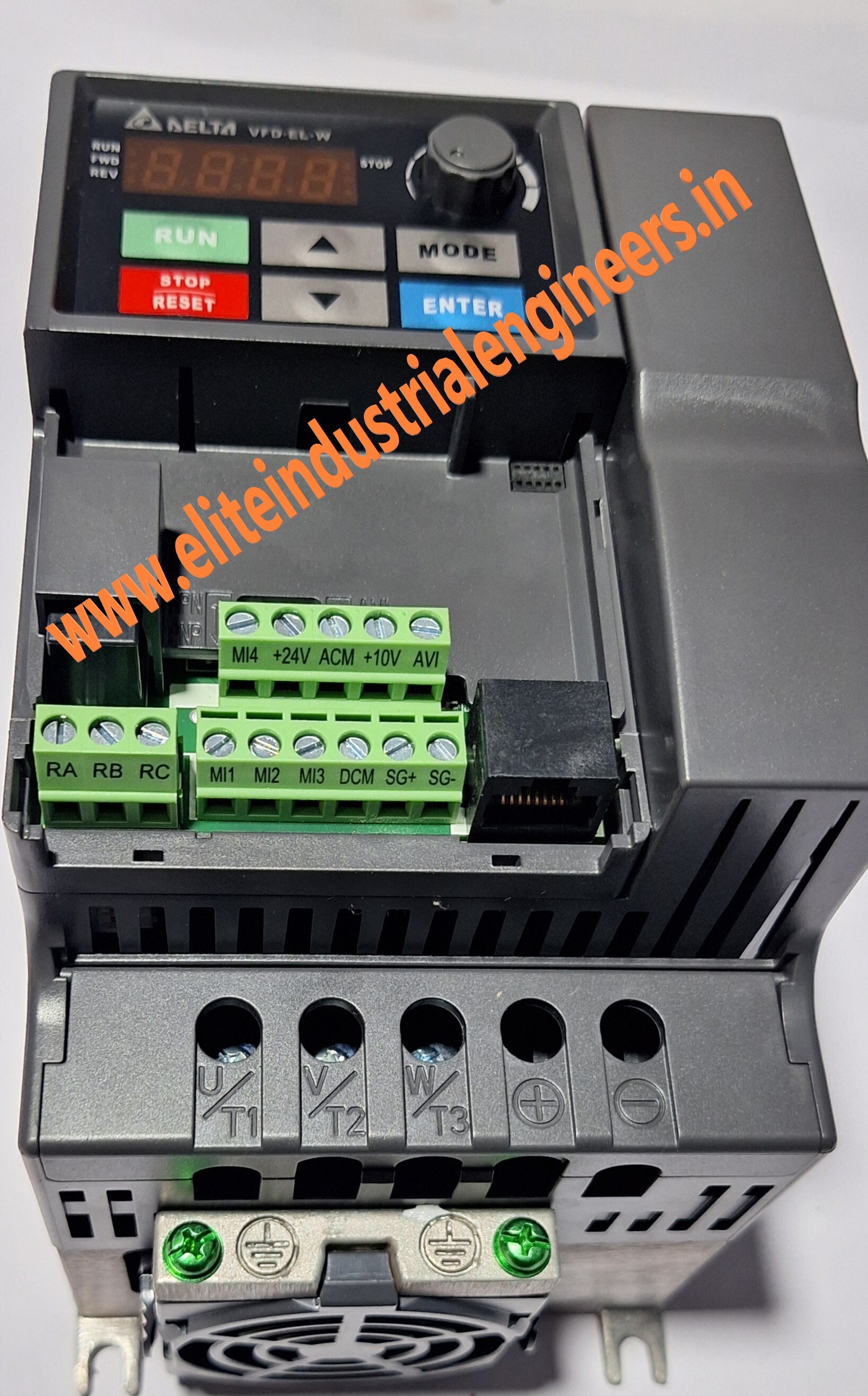 Delta Vfd Elw 3hp Single Phase - 3 Hp, Single Phase, Vfd022el21w-1, Versatile Control For Ac Motors, Enhanced Efficiency And Performance