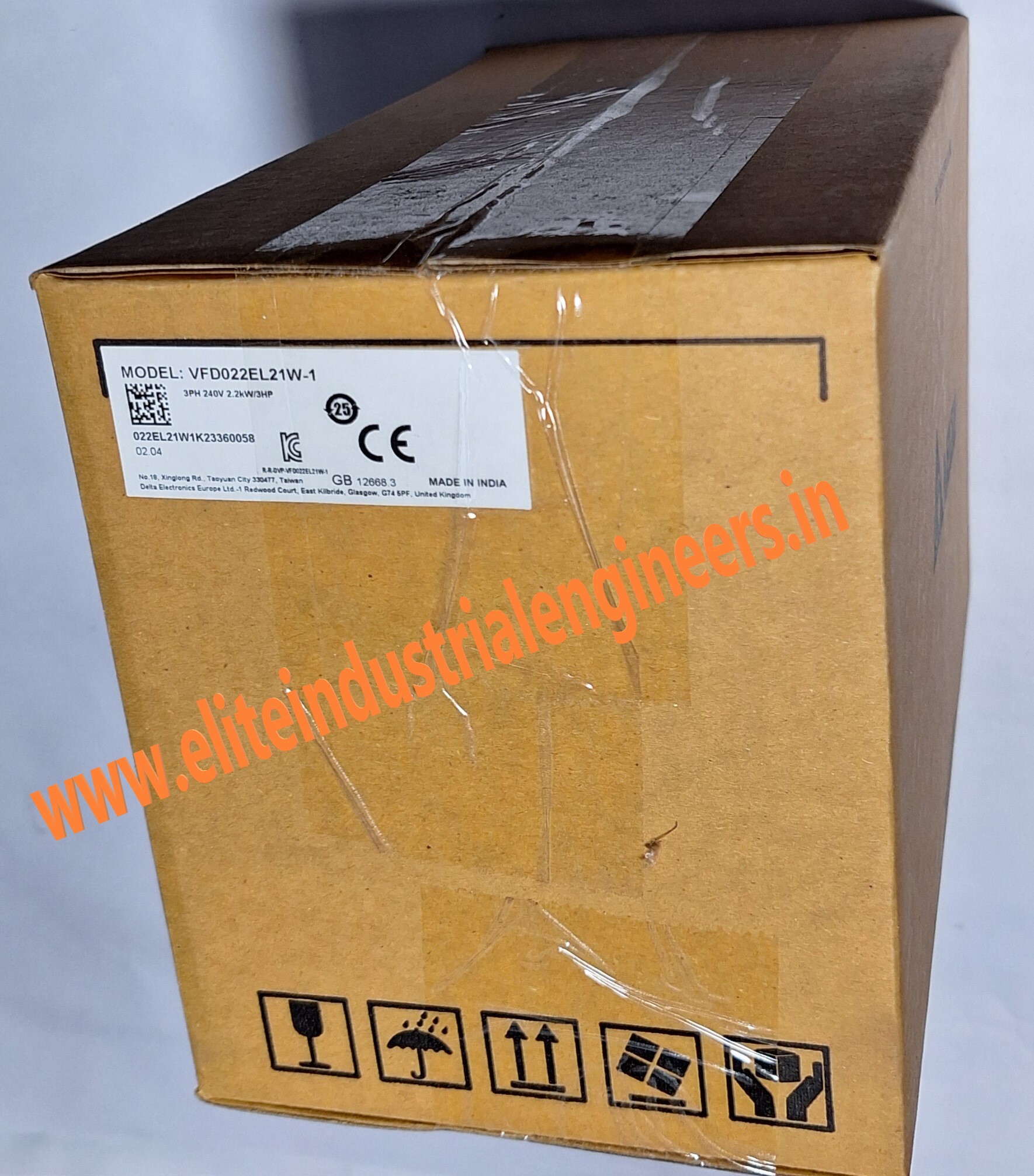 Delta Vfd Elw 3hp Single Phase - 3 Hp, Single Phase, Vfd022el21w-1, Versatile Control For Ac Motors, Enhanced Efficiency And Performance