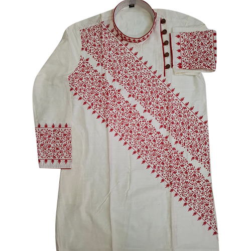 Mens Cotton Kurta - Color: Multicolour