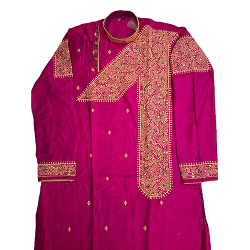 Mens Party Wear Kurta - Color: Multicolour