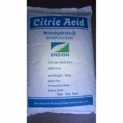 5949-29-1 साइट्रिक एसिड मोनोहाइड्रेट पाउडर