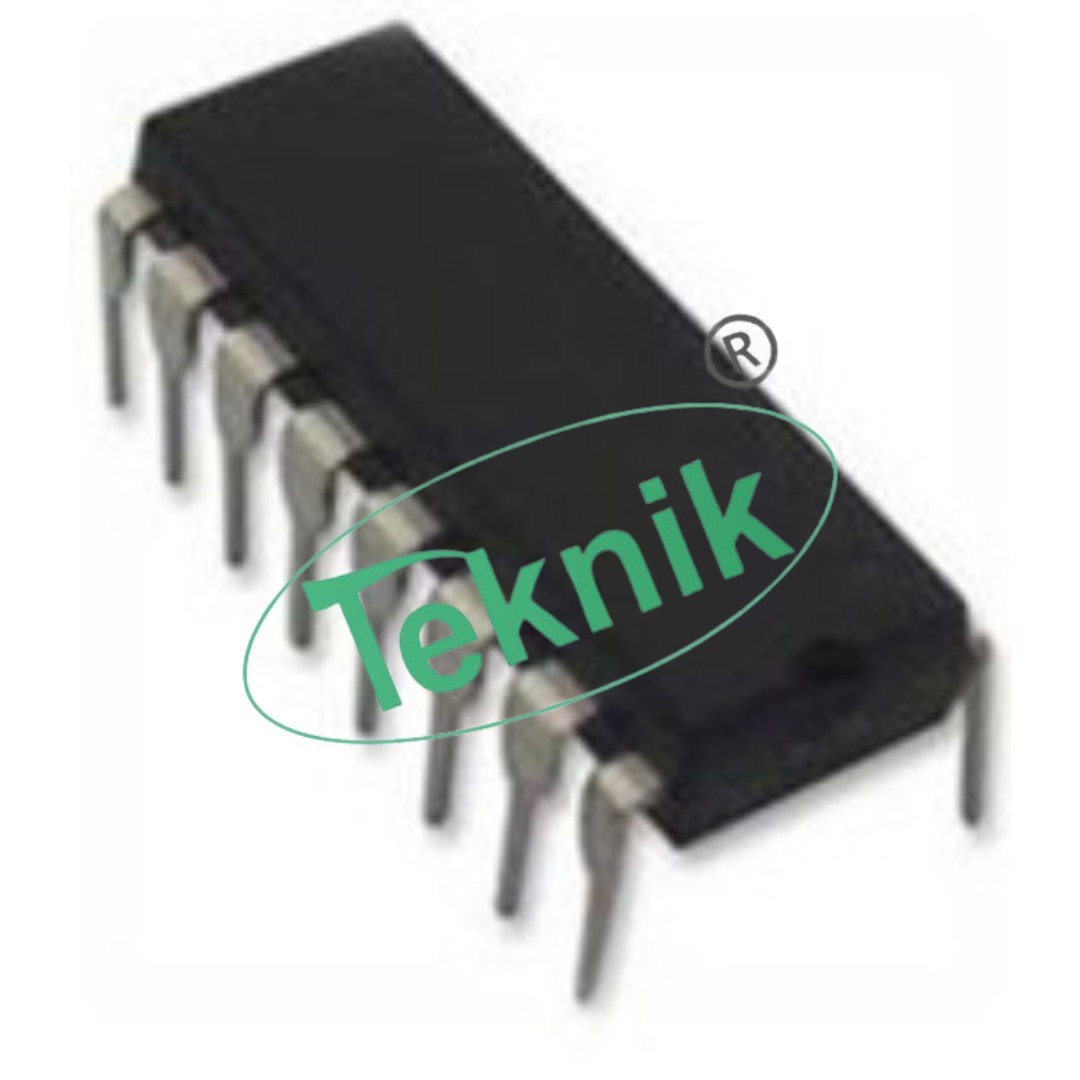 Teknik Multiplexer - So-16 Nxp Multiplexer Ic, Black Color Designed For Engineering Educational Equipment