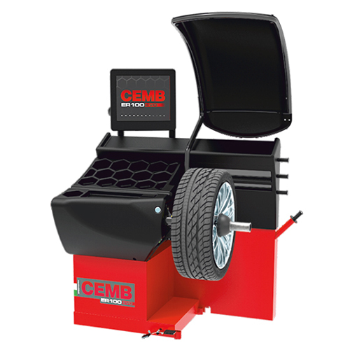 Er100evo - Electric Wheel Balancer, 220v Working Voltage, Standard Size Wheels, 1-year Warranty, Industrial Use