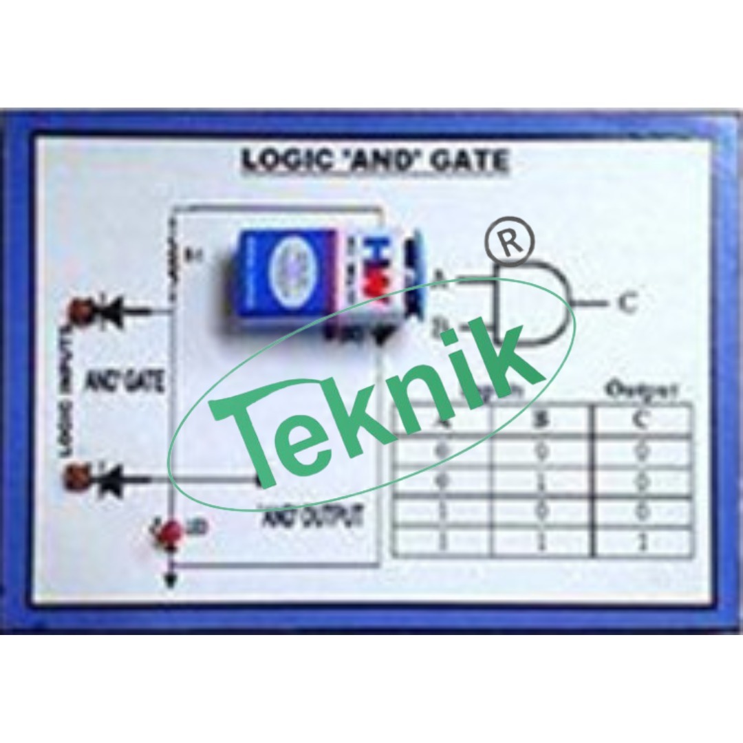 And Gate - Sun Board Base Model, Diodes And Leds Integration | Ideal For Engineering Educational Equipment And Project Report Development