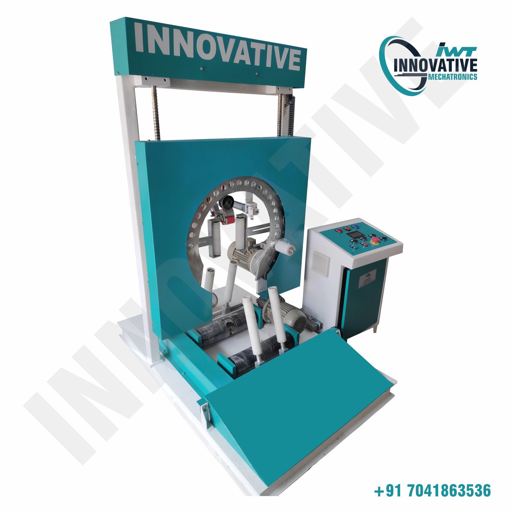 Vertical Coil Stretch Wrapping Machine - Automatic Grade: Automatic