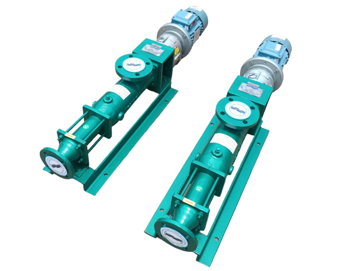 Eccentric Progressive Cavity Pump - Closed Couple Model - Color: Green