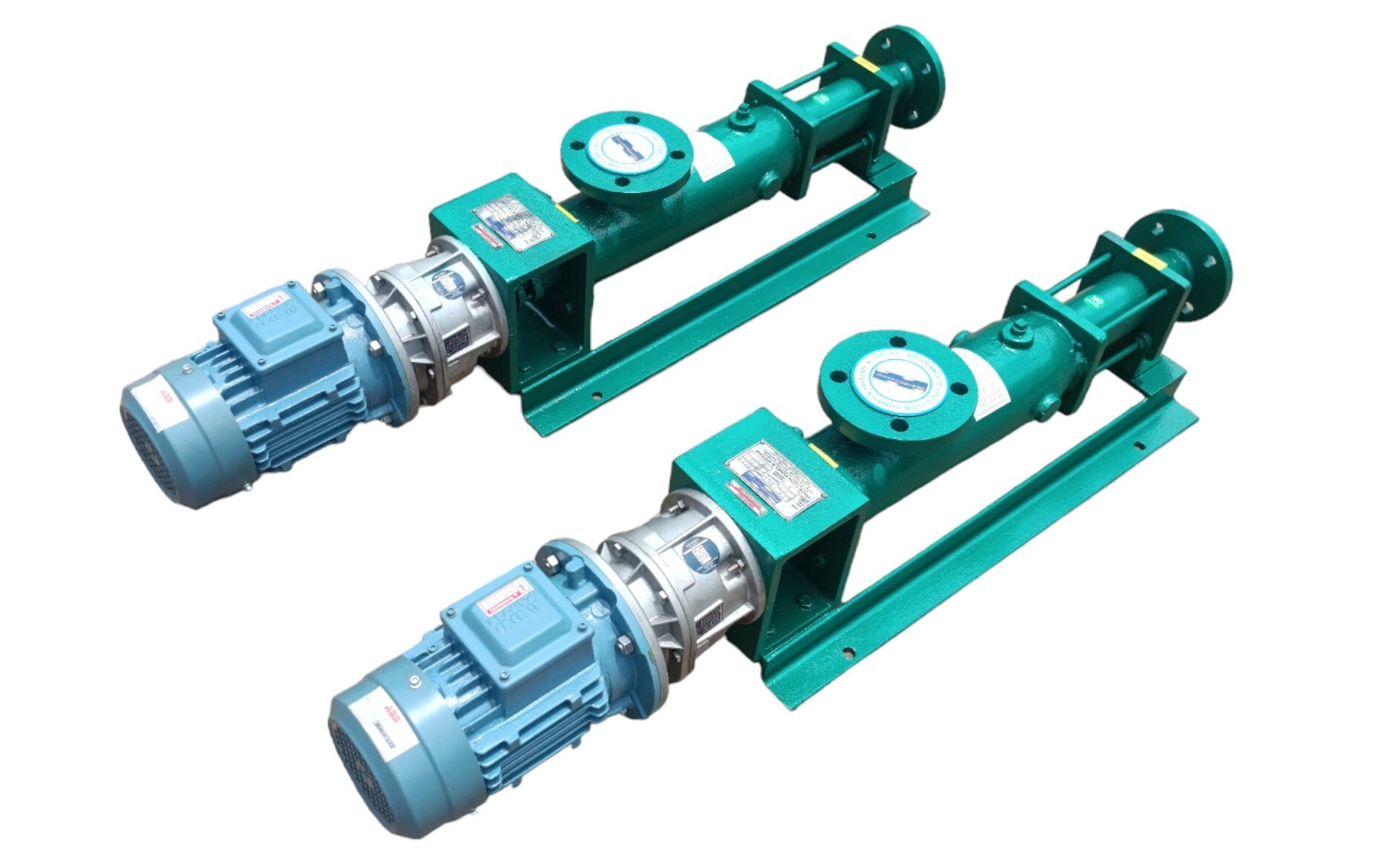Eccentric Progressive Cavity Pump - Closed Couple Model - Color: Green