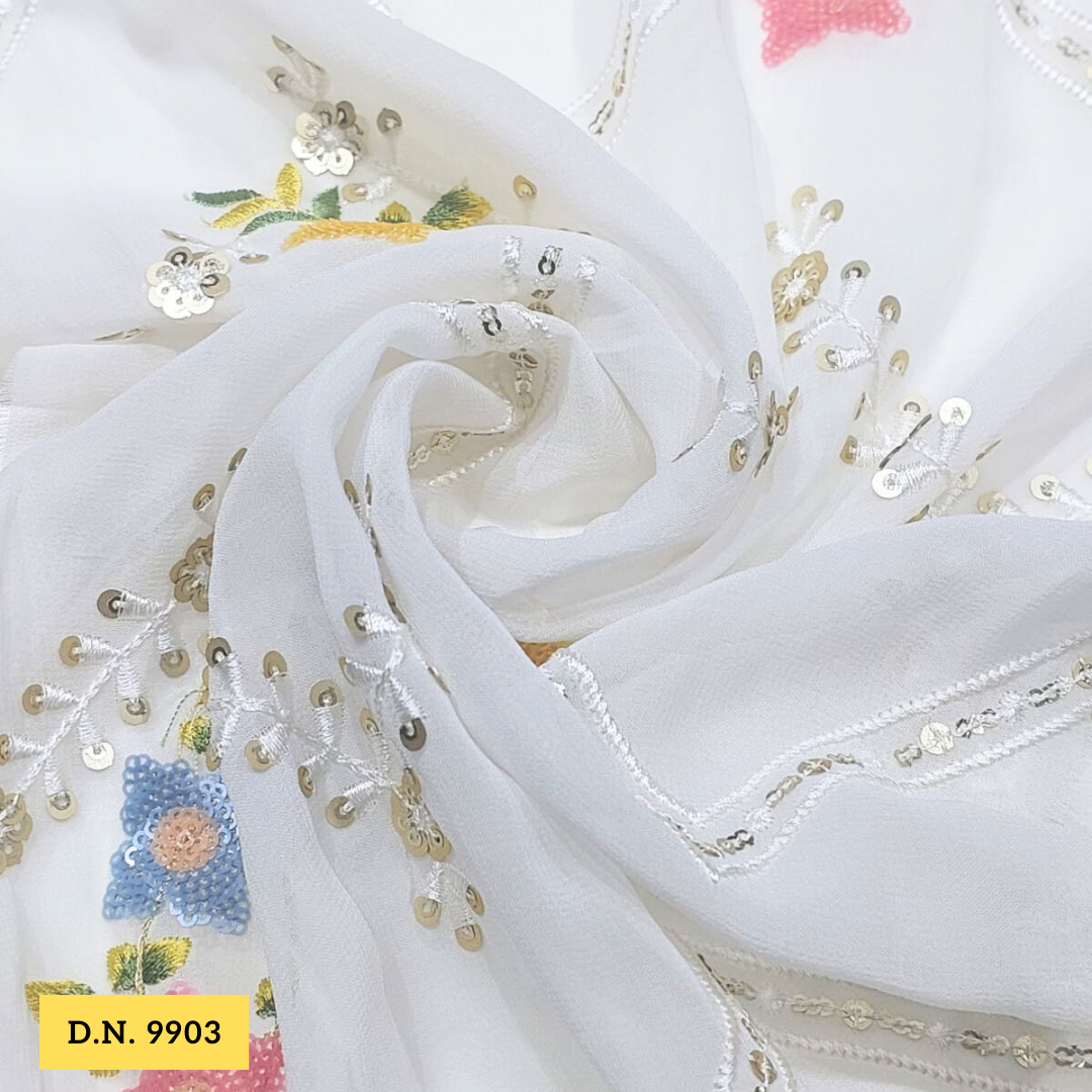 Georgette Sequin Fabric