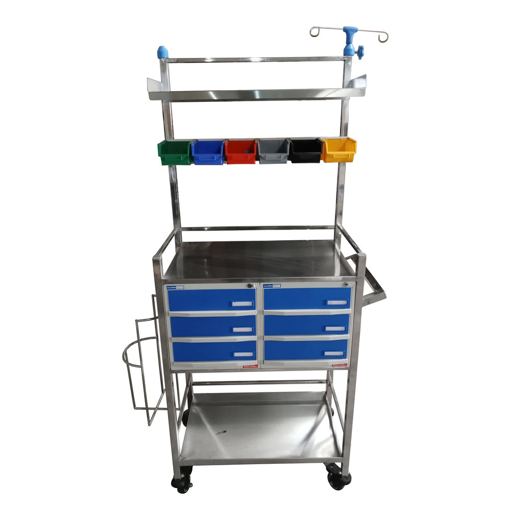 Ss Crash Cart - Dimension (L*W*H): 26.5X15X60 Inch (In)