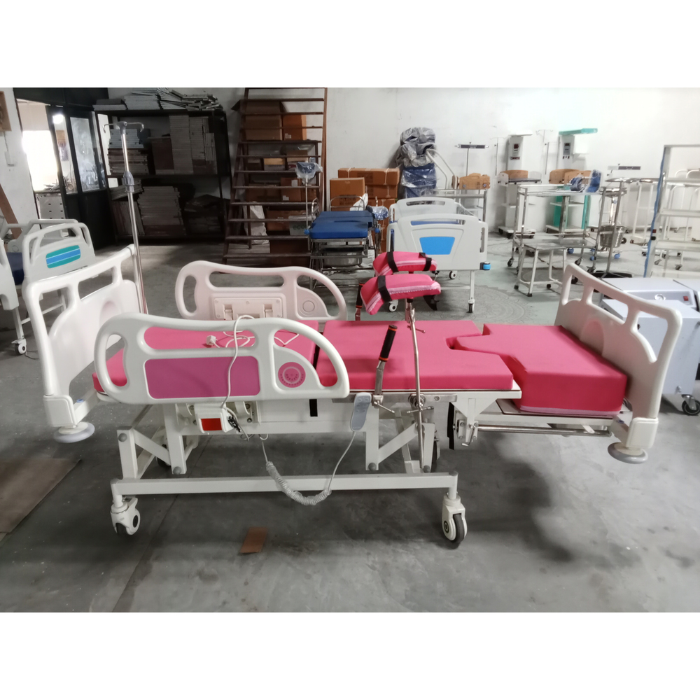 LDR Bed - Metal Frame, Foldable Design , White Color and Electric Power Source