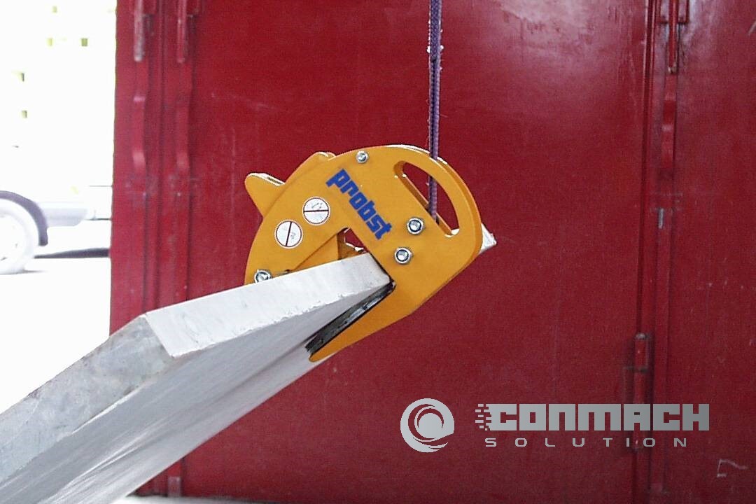 Flat Grab Lift Precast Panels - Color: Yellow