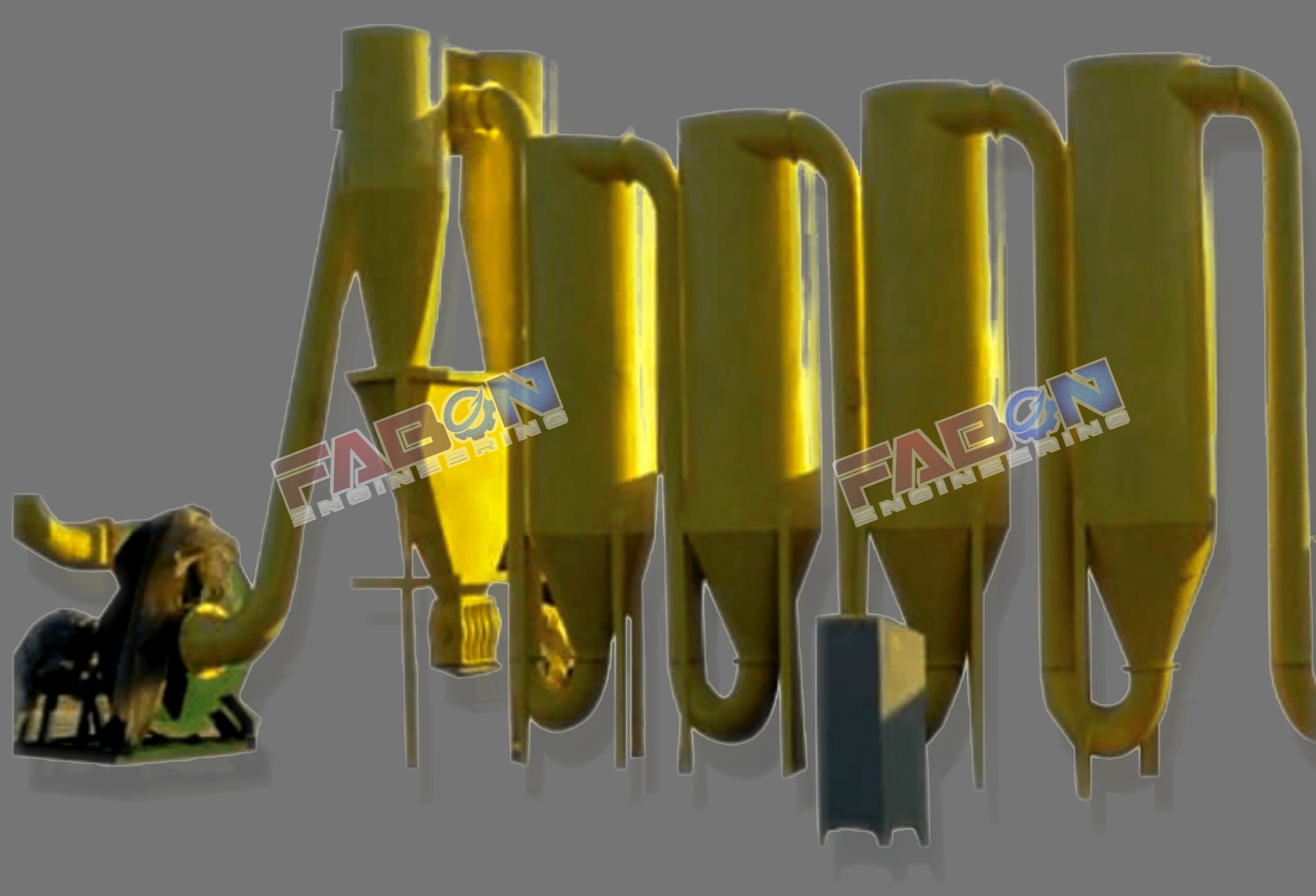 Sawdust Dryer - 500-600 Kg Hour | Industrial Use, Stainless Steel Material, Durable Yellow Design, Extended Warranty