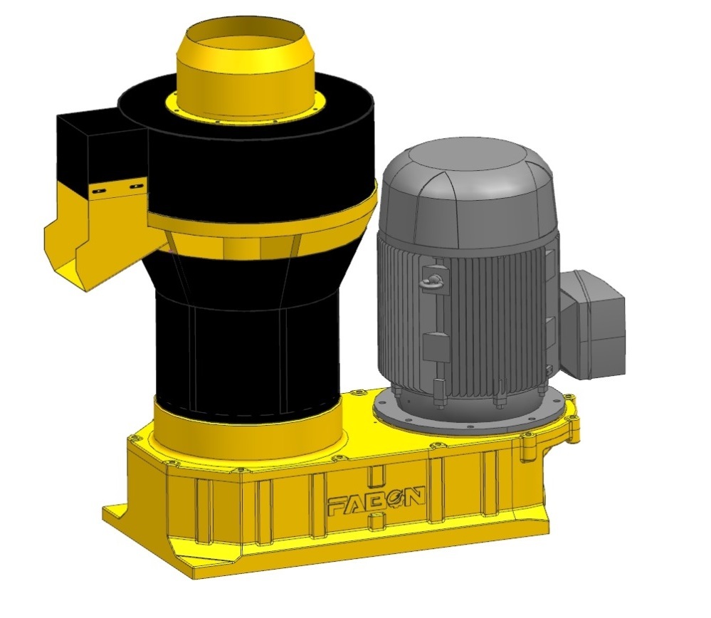 Ring Die Pellet Mill 1000 Kg Hour - Color: Yellow