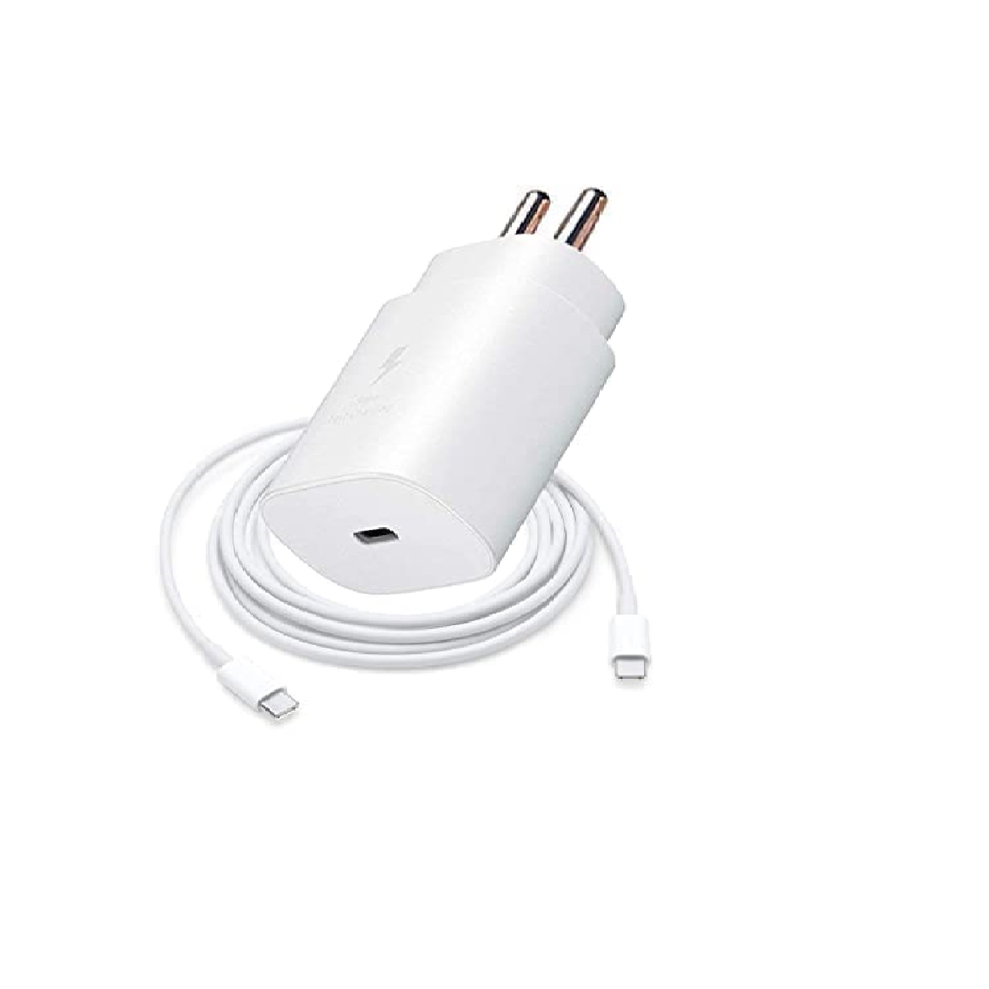 45w Charger With Pd Technology, Compact & Durable Wall Charger Adapter And C To C Cable