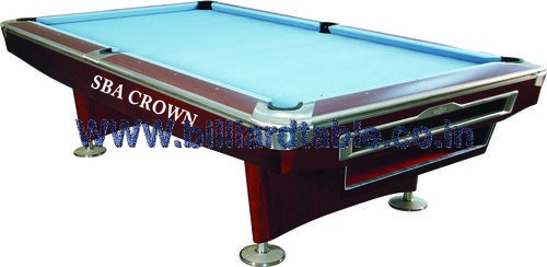 8' Imported American Pool Table(Sba Crown) - Dimension (L*W*H): 8` X 4' Foot (Ft)