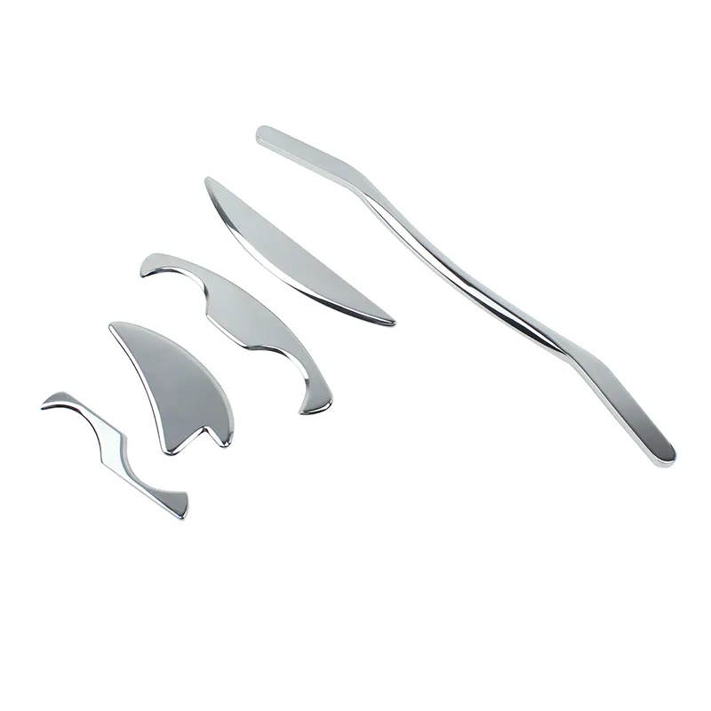 Iastm Tools Set Of 5 Gua Sha Gloves And Case Ss Steel Gua Sha Tools For Mobilizing Soft Tissue - Age Group: Infants