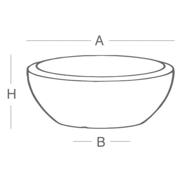 B 6125 Roto Moulding Planter - Lldpe Material, Black Color | Ideal For Plantation And Decoration