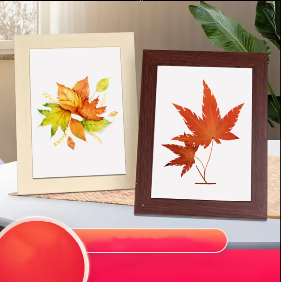 Hot Selling 13 Colors Wood Photo Frame Picture Table Frame - Cover Thickness: 21.0 Cm - 29.7 Cm