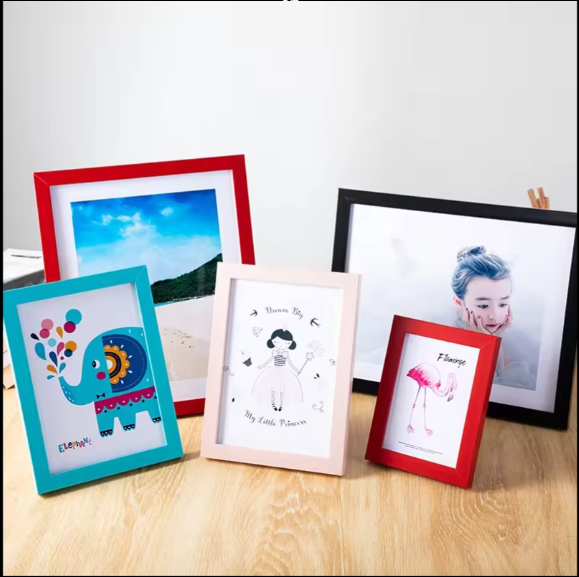 Top Seller Photo Frame Premium Table Photo Frame A4 / A3 Picture Frame Wall Wedding Photo Frame - Finishing: Carving