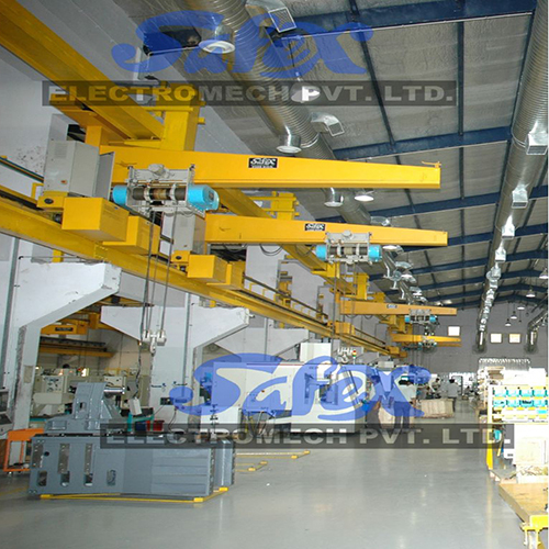 दीवार पर यात्रा करने वाला जेआईबी क्रेन