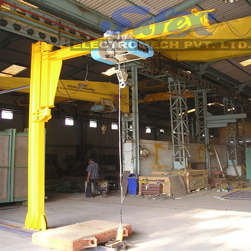 पिलर माउंटेड जेआईबी क्रेन