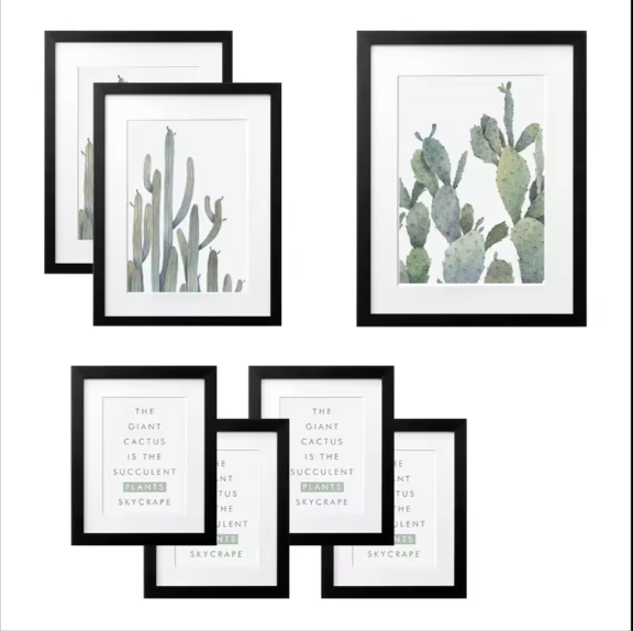 Photo Frame - Ps Synthetic Wood, 24mm Thickness, Rectangle Shape | Elegant Design, Durable & Lightweight, Customizable Options, High-end Finishing, Includes Hanger & Hangtag