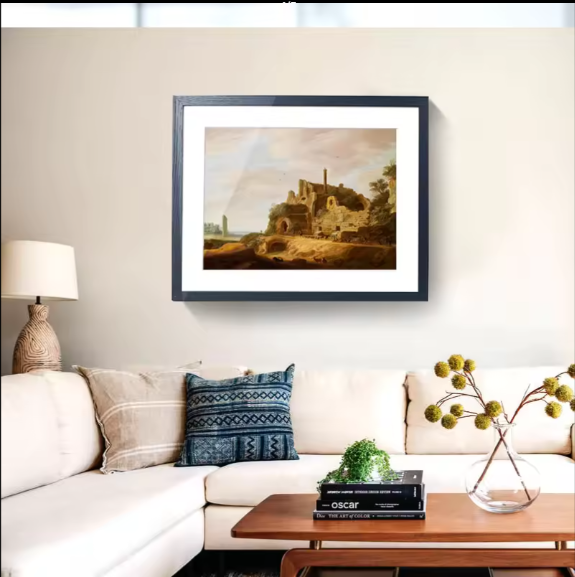 Photo Frame - Ps Synthetic Wood, 24mm Thickness, Rectangle Shape | Elegant Design, Durable & Lightweight, Customizable Options, High-end Finishing, Includes Hanger & Hangtag