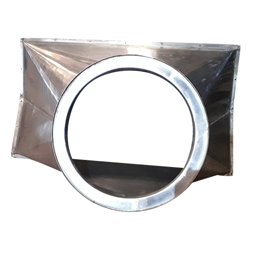 Transition Duct Assembly - Color: Silver