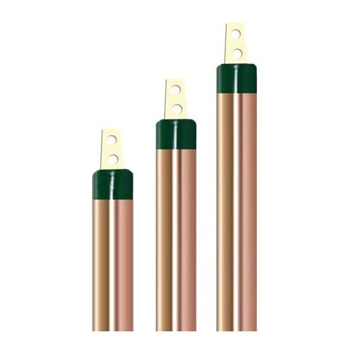Copper Bonded Chemical Earthing Electrode - Copper Bonded Steel, 1/2/3 Meter Length, 17/50/80 mm Diameter | Ideal Earthing Solution for Various Applications