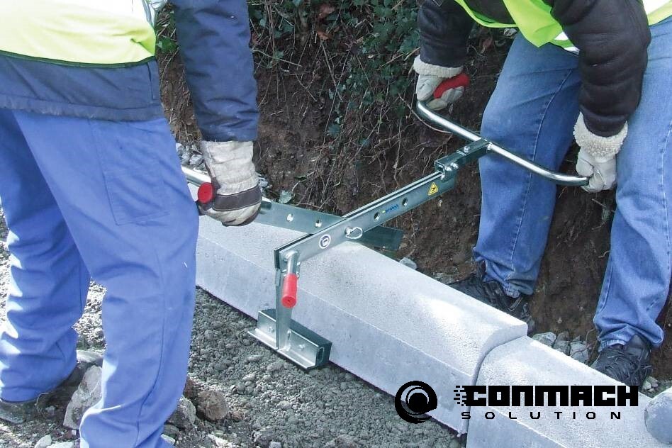 Kerb Stone Laying Clamp - Color: Silver