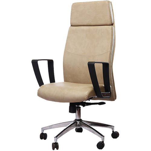 MC-H-2008 MD Chair - High-Quality Leather and Steel, Modern Design with Polished Finish and Lightweight Portability