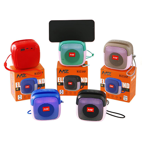 Mobile Bluetooth Speakers - 5.5D x 9W x 9H Centimeters | Frequency Range 50-60 Hz, Wireless Connectivity, Variety of Colors Available, Warranty Included