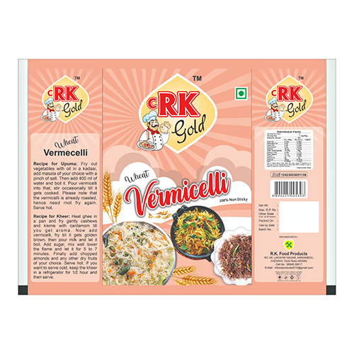 Wheat Vermicelli Packaging Pouch - Color: Multicolour