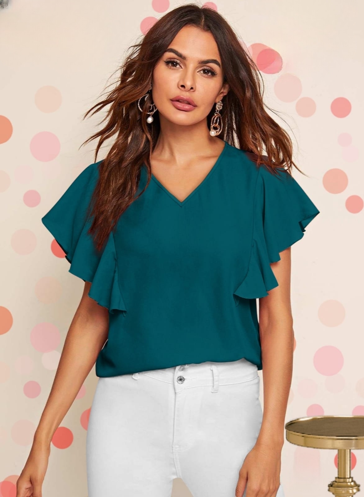 Ladies Plain Tops - Casual Dress For Daily Wear | Available In All Colors, Sizes S To Xl, Perfect For Any Season