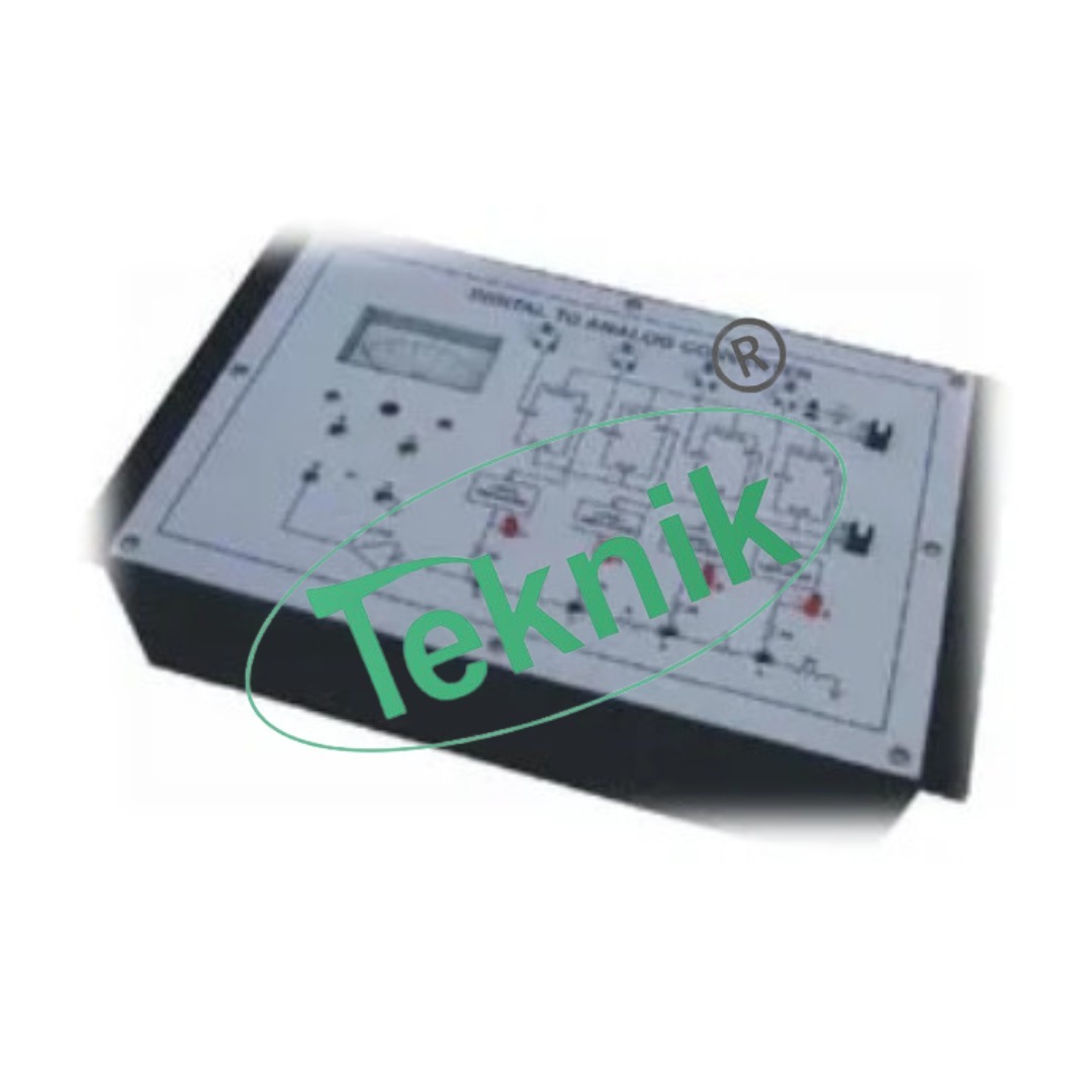 Digital To Analog Converter Unit - 4 Bit Input, 4 D Flip-flops Storage | Engineering Educational Equipment With 0-5v Analog Display